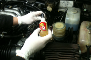 step 5 - applying ic12 to clean injector